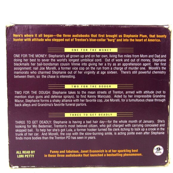 Simon & Schuster Audio The First Three Stephanie Plum Novels In One 9 CDs - Picture 3 of 5